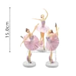 Décor de gâteau ballerine