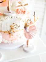 Décor de gâteau ballerine