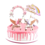 Décor de gâteau licorne